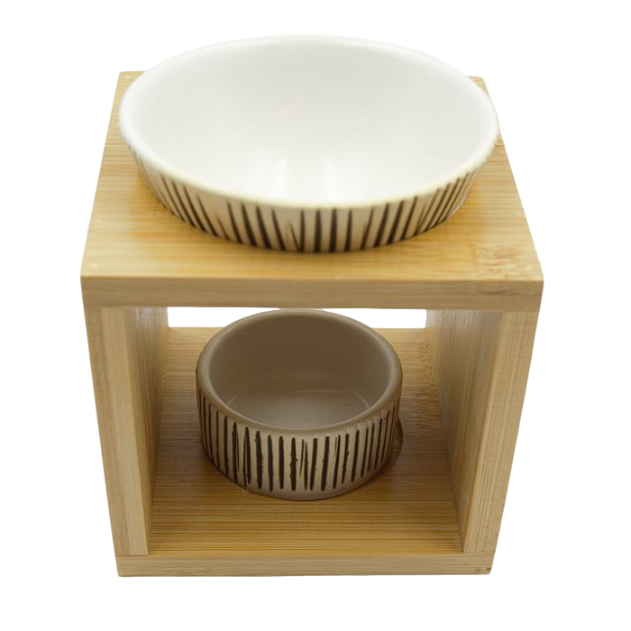 Aromalampe Bambus &amp; Keramik