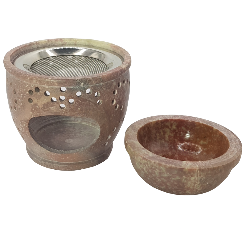 Duftlampe aus Speckstein